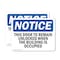 Signmission This Door To Remain Unlocked When The Building, 7 in W x Rectangle, Vinyl Decal OS-2PACK-NS-D-57-L-18607 - alternate 1